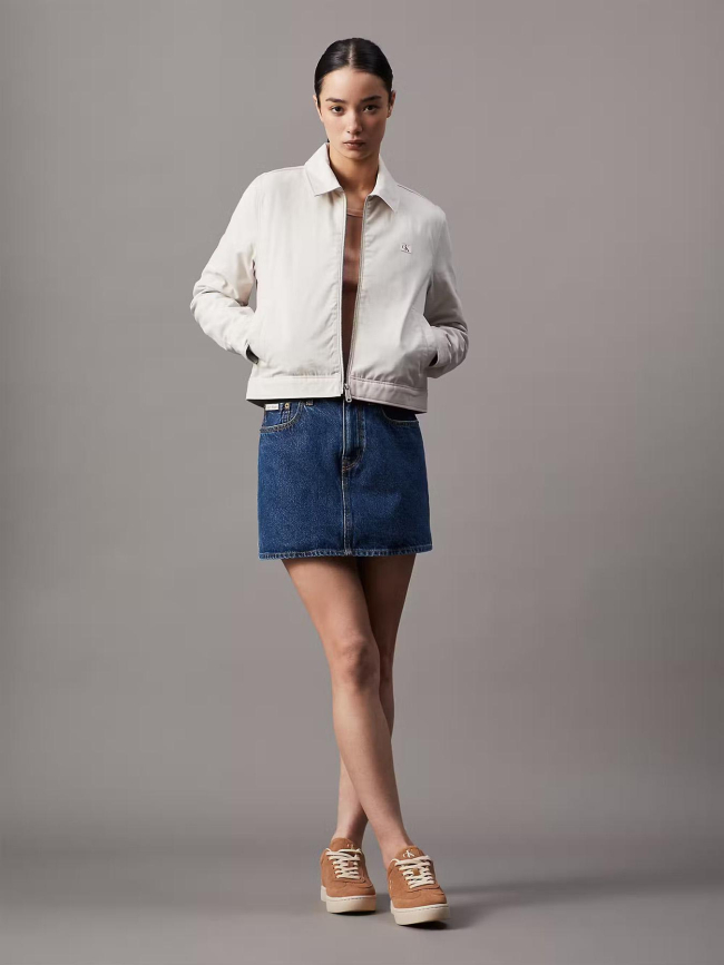 Débardeur côtelé rose femme - Calvin Klein Jeans