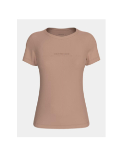 T-shirt institutional graphique rose femme - Calvin Klein Jeans
