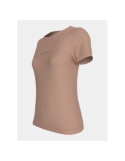 T-shirt institutional graphique rose femme - Calvin Klein Jeans