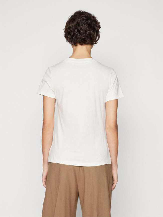 T-shirt gradient slim blanc femme - Calvin Klein Jeans