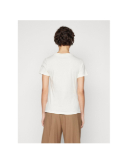 T-shirt gradient slim blanc femme - Calvin Klein Jeans