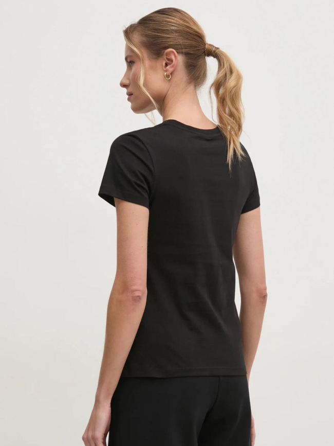 T-shirt institutional graphique noir femme - Calvin Klein Jeans
