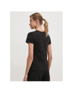 T-shirt institutional graphique noir femme - Calvin Klein Jeans