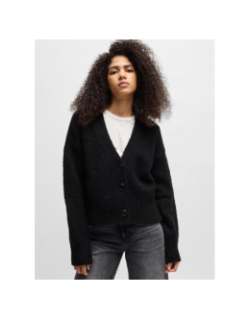 Gilet cardigan sebania noir femme - Hugo