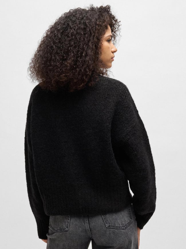 Gilet cardigan sebania noir femme - Hugo