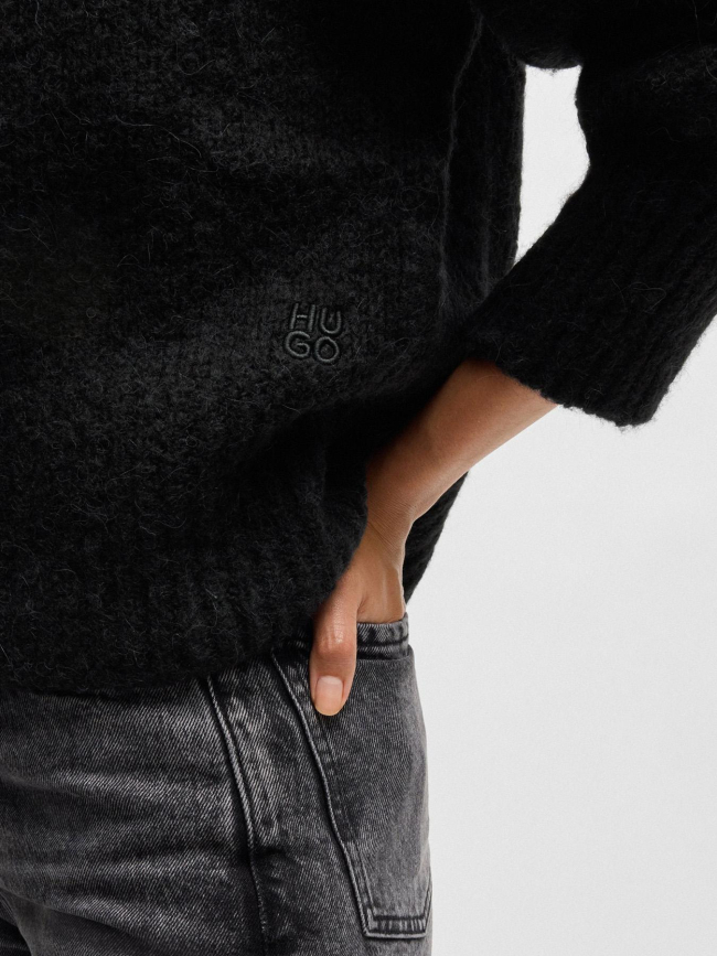 Gilet cardigan sebania noir femme - Hugo