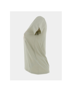 T-shirt logo argenté vert fille - Guess