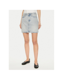Mini jupe en jean bleu clair femme - Calvin Klein Jeans