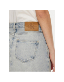 Mini jupe en jean bleu clair femme - Calvin Klein Jeans