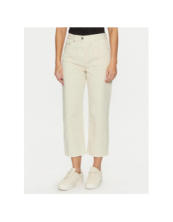 Jean taille haute large layla beige femme - Tommy Jeans