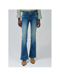 Jean flare wonder sparkeling bleu femme - Salsa