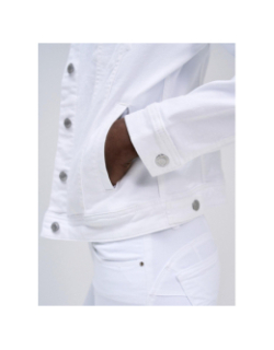 Veste en jean trucket blanc femme - Salsa