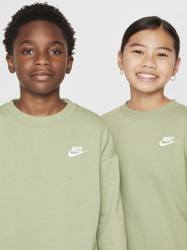 Sweat nsw club oversize crew vert enfant - Nike