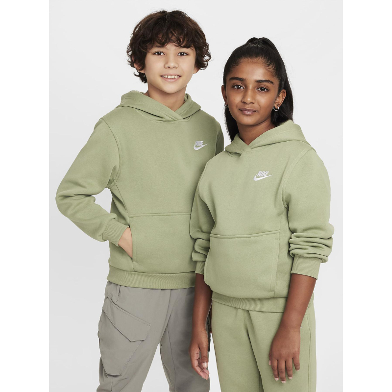 Sweat à capuche nsw club fleece vert enfant - Nike