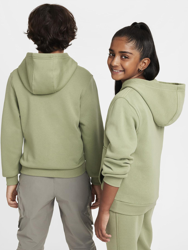 Sweat à capuche nsw club fleece vert enfant - Nike