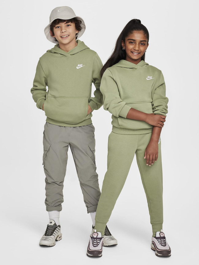 Sweat à capuche nsw club fleece vert enfant - Nike