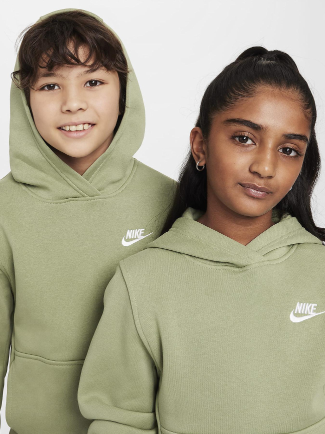 Sweat à capuche nsw club fleece vert enfant - Nike