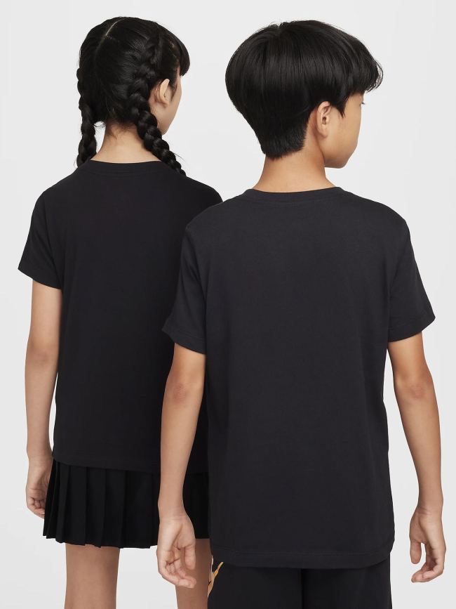 T-shirt nsw futura swoosh noir doré enfant - Nike