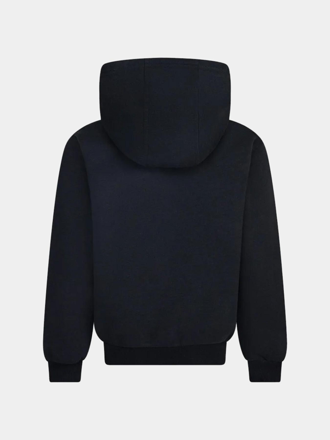 Sweat à capuche logo doré noir enfant - Nike