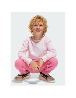 Ensemble de survêtement essentials rose enfant - Adidas