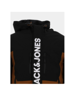Veste de ski alpine marron noir homme - Jack & Jones