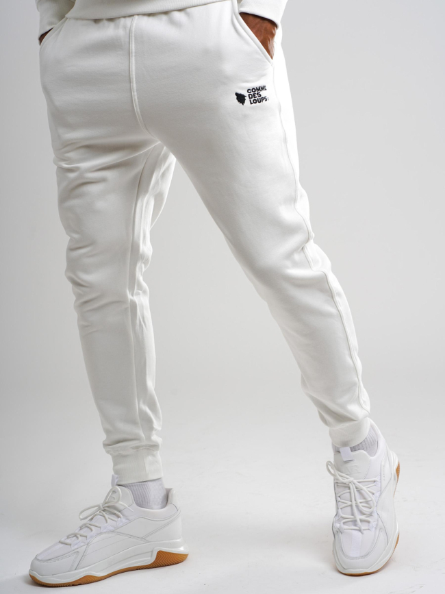 Pantalon de jogging dovil blanc - Comme Des Loups