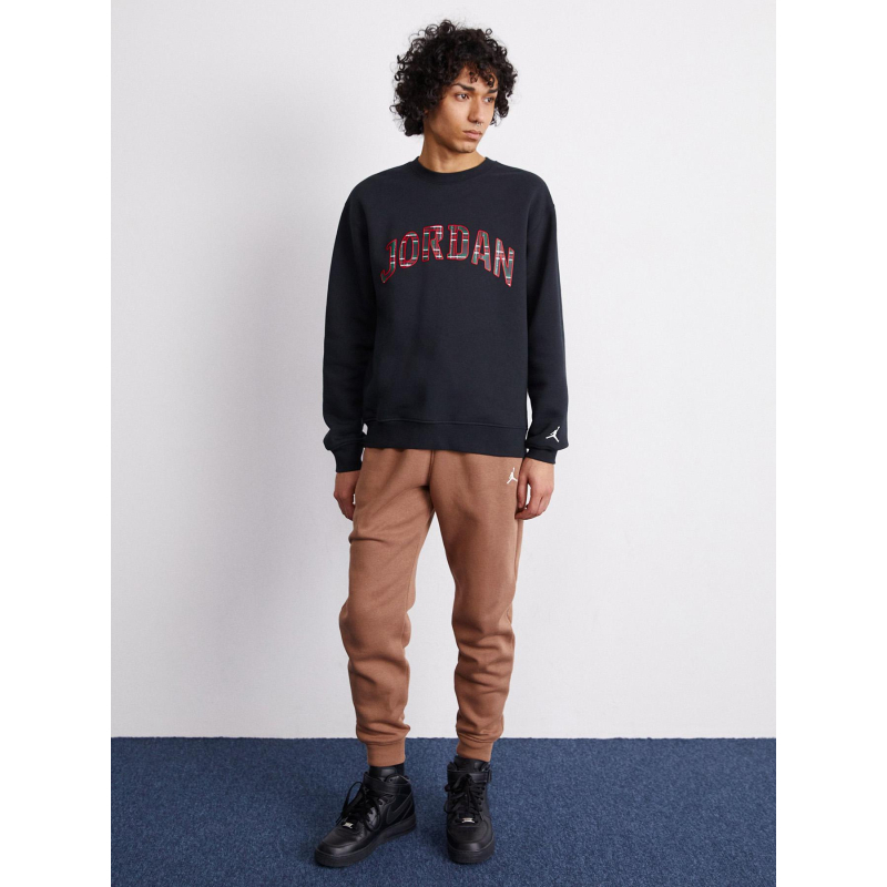 Pantalon jogging jordan brooklyn marron homme Nike wimod