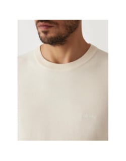 Pull waffle ferdie écru homme - Guess