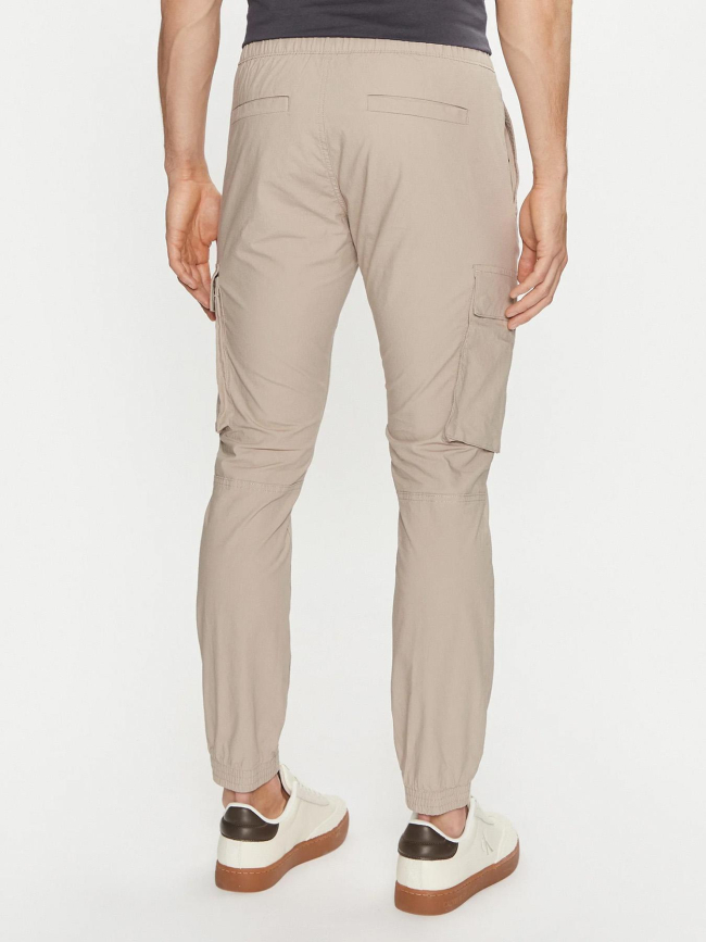 Pantalon cargo skinny beige clair homme - Calvin Klein Jeans