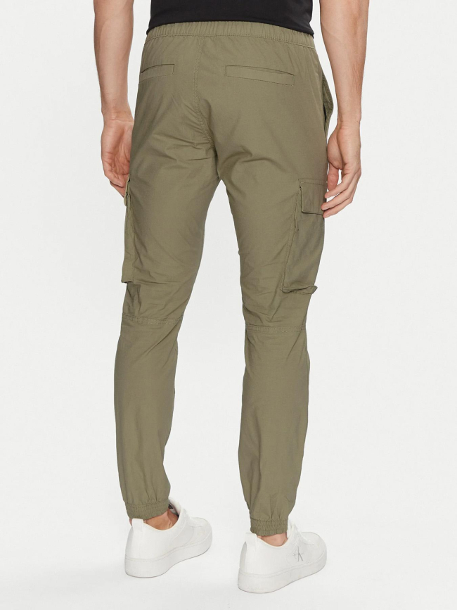 Pantalon cargo skinny kaki homme - Calvin Klein Jeans