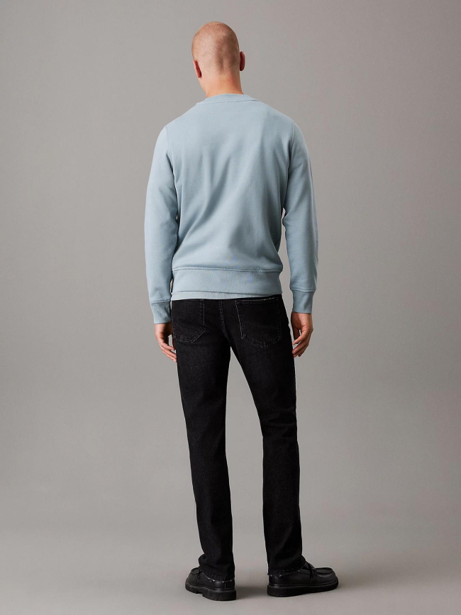 Sweat minimaliste avec logo bleu homme - Calvin Klein Jeans