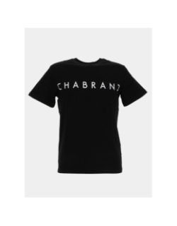 T-shirt logoté noir homme - Chabrand