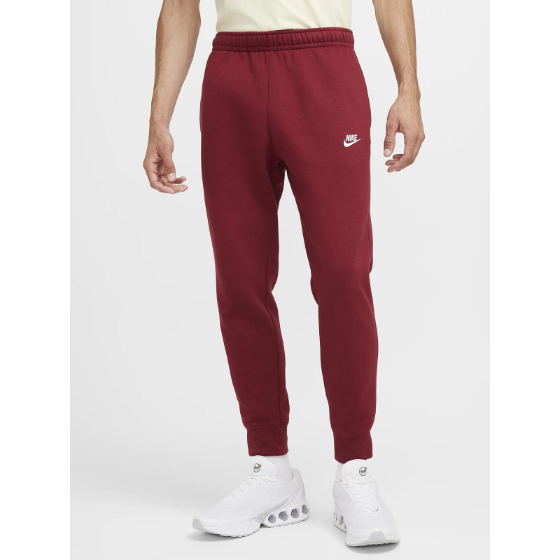 Pantalon jogging club fleece bordeaux homme - Nike
