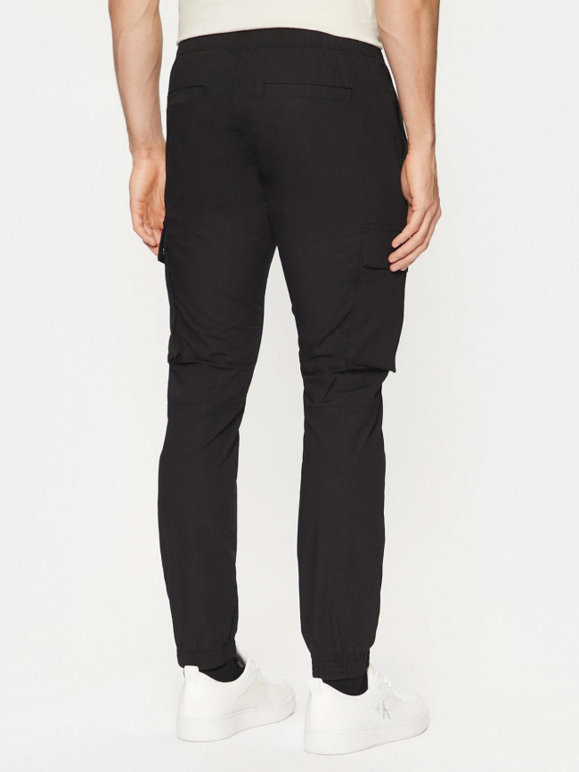 Pantalon cargo skinny noir homme - Calvin Klein Jeans