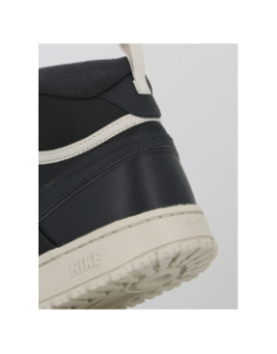Baskets montantes court vision wntr gris homme - Nike
