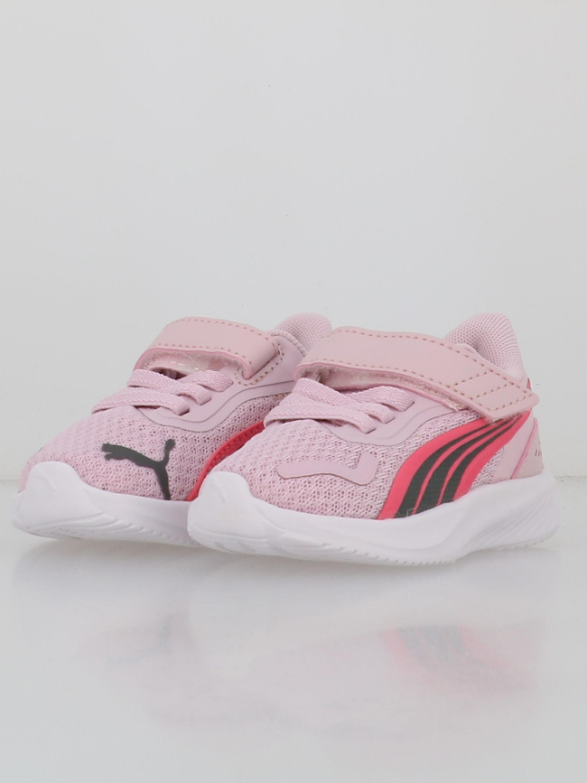 Baskets à scratch pounce ac inf rose fille - Puma