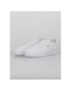 Baskets en cuir L001 blanc vert - Lacoste