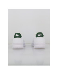 Baskets en cuir L001 blanc vert - Lacoste