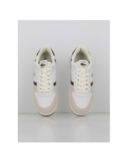 Baskets t-clip set blanc et gris homme - Lacoste
