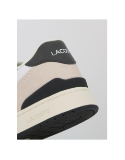 Baskets t-clip set blanc et gris homme - Lacoste