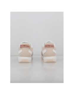 Baskets toothy runner blanc beige femme - Calvin Klein Jeans