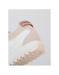 Baskets toothy runner blanc beige femme - Calvin Klein Jeans