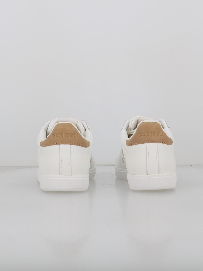 Baskets courtset 2 blanc beige - Le Coq Sportif