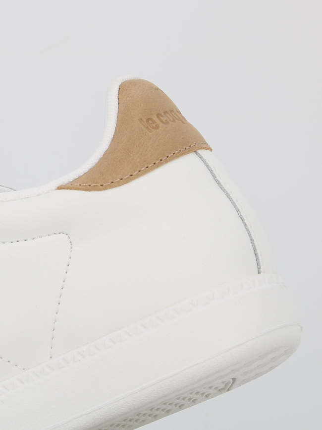 Baskets courtset 2 blanc beige - Le Coq Sportif