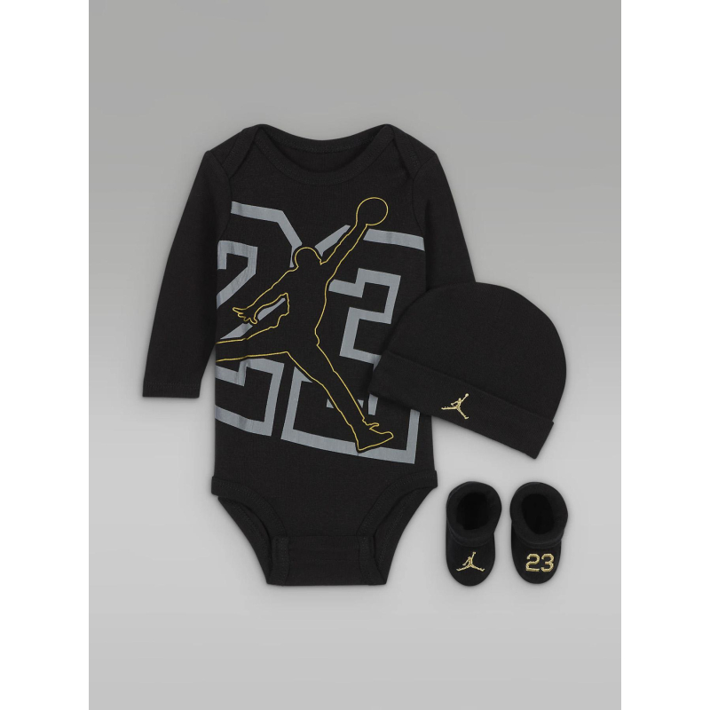 Ensemble 3 pièces shine noir bébé - Jordan