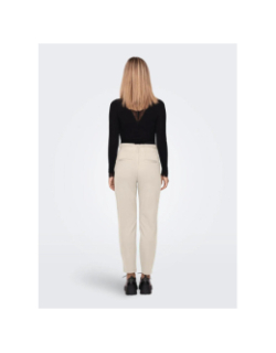 Pantalon fluide poptrash ova beige femme - Only