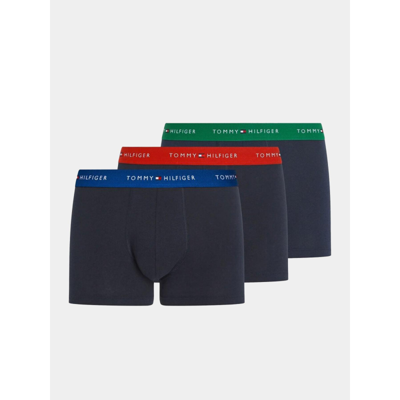 3 boxers signature élastique coloré noir homme - Tommy Hilfiger