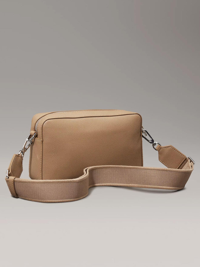 Sac bandoulière must conv camera beige femme - Calvin Klein