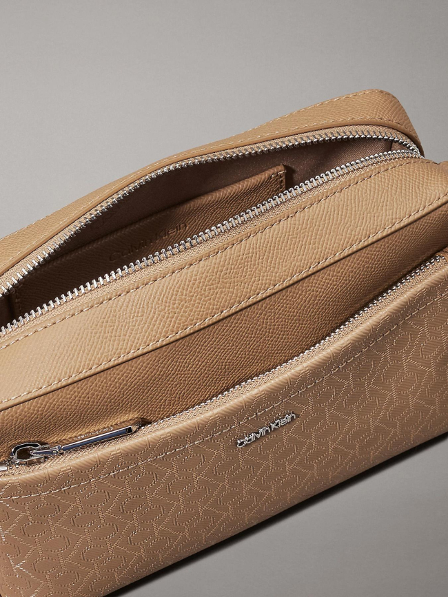 Sac bandoulière must conv camera beige femme - Calvin Klein