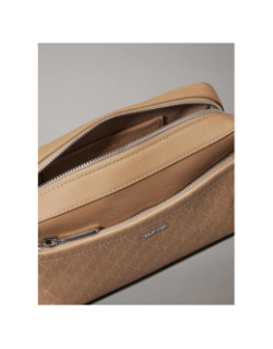 Sac bandoulière must conv camera beige femme - Calvin Klein